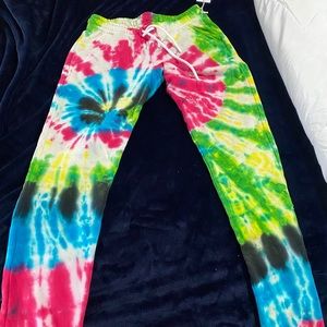 Tie die joggers